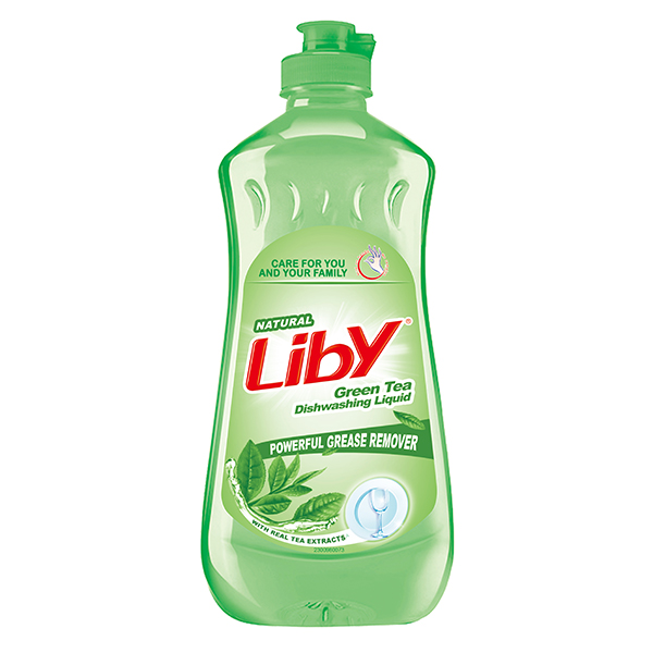 Гель для ручного миття посуду LIBY фруктів і овочів Зелений чай 0,44 л